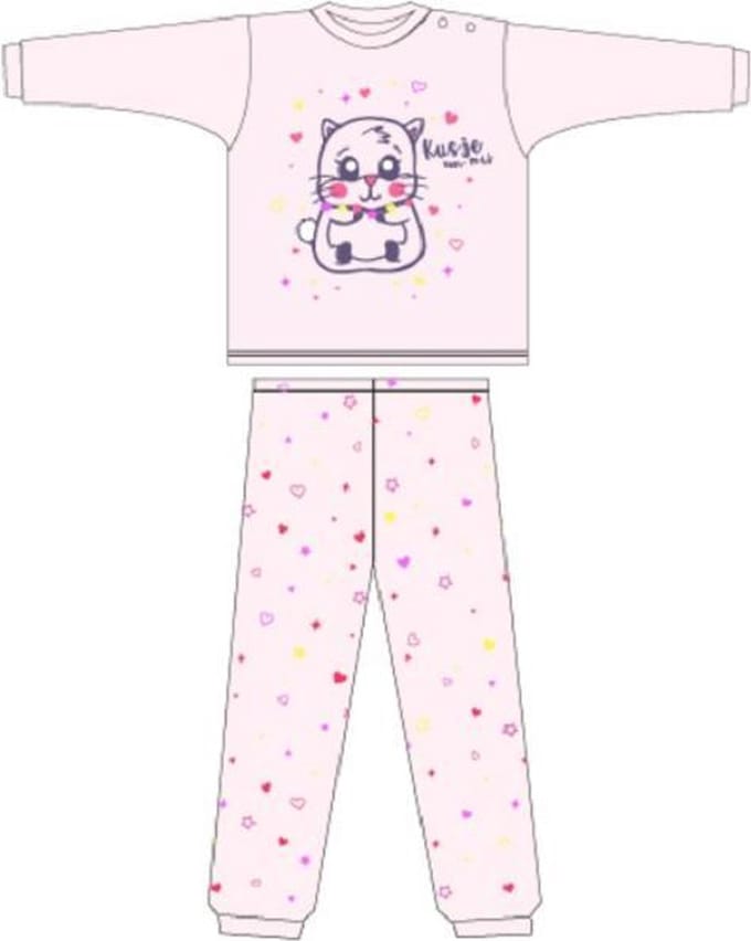 Fun2Wear - Pyjama Hamster - Roze - Maat 62 - Meisjes