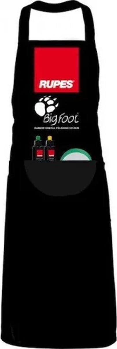 RUPES - BIGFOOT Detailing Apron Schort Zwart