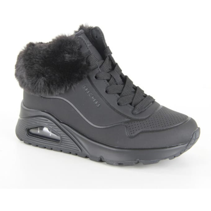 Skechers Uno Veterboot - Sneakers - Unisex - Zwart