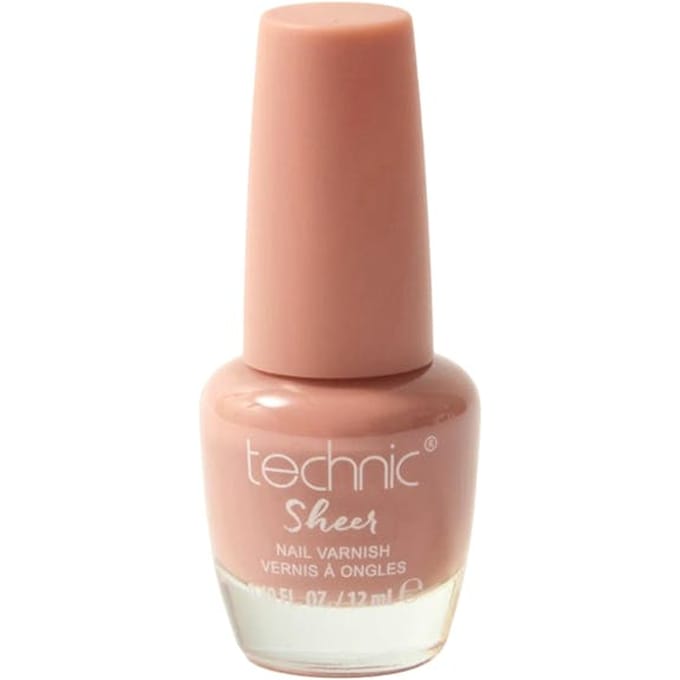 Technic Sheer Nail Varnish Dark Beige 12 ml