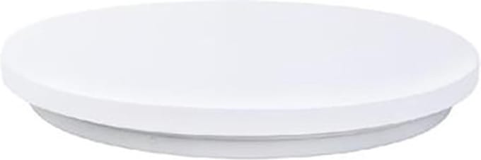 LED Plafondlamp - Opbouw Rond 24W - Helder/Koud Wit 6400K - Mat Wit Aluminium - Ø330mm