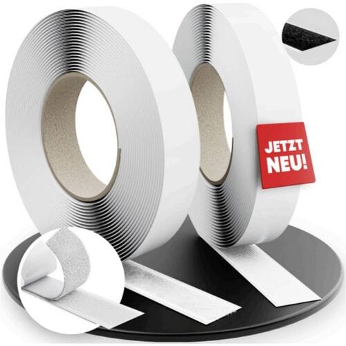 Label the Cable LTC EASY TAPE STRAP Klittenband (l x b) 8 m x 20 mm Wit 8 m