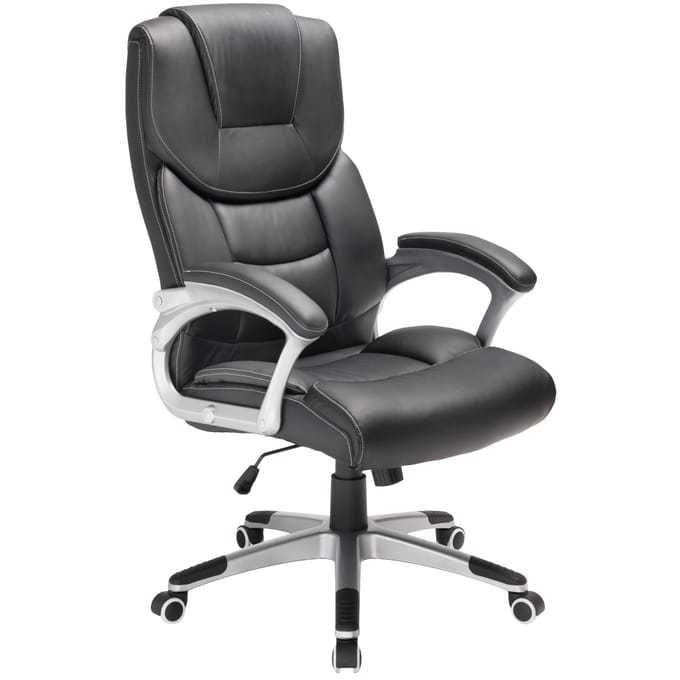 Deuba Bureaustoel – Ergonomisch Draaistoel Gaming Stoel Office - Zwart