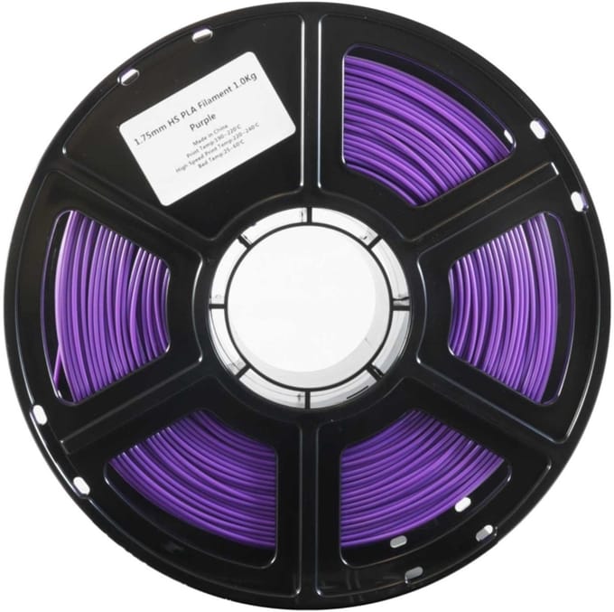 FlashForge HS PLA 1.75mm PURPLE 1kg (90009990001)