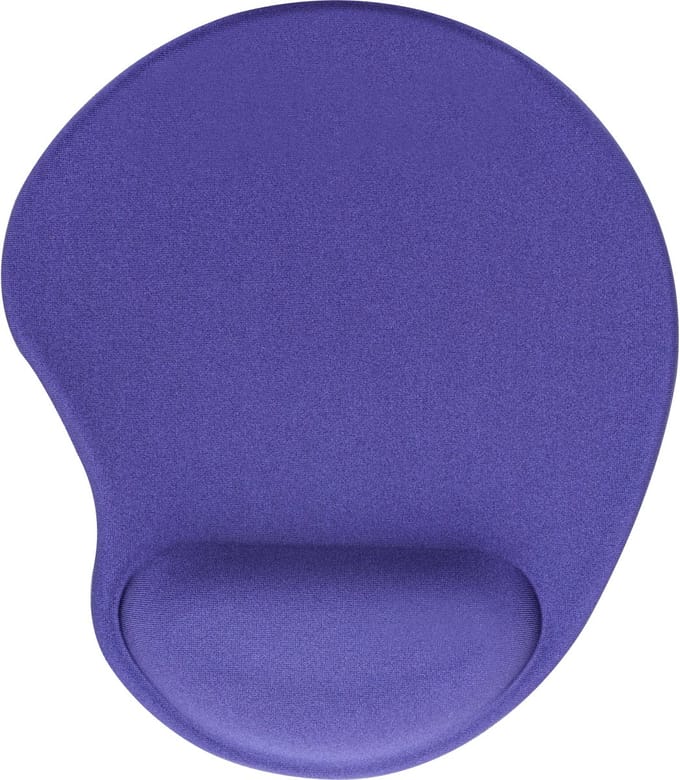 InLine 55453B - Muismat Met Polssteun - Blauw