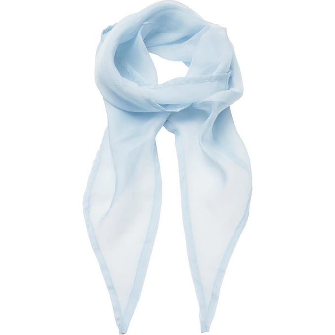 Premier Dames/Dames Chiffon Sjaal (Lichtblauw)