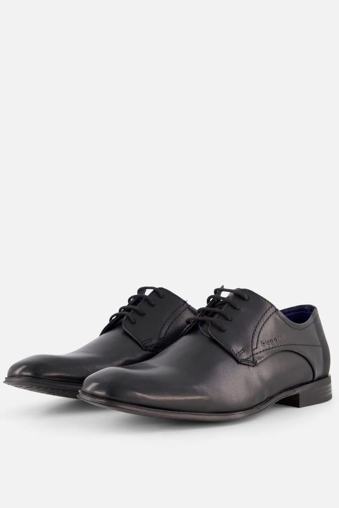 Bugatti Mattia II Veterschoenen zwart Leer - Maat 43