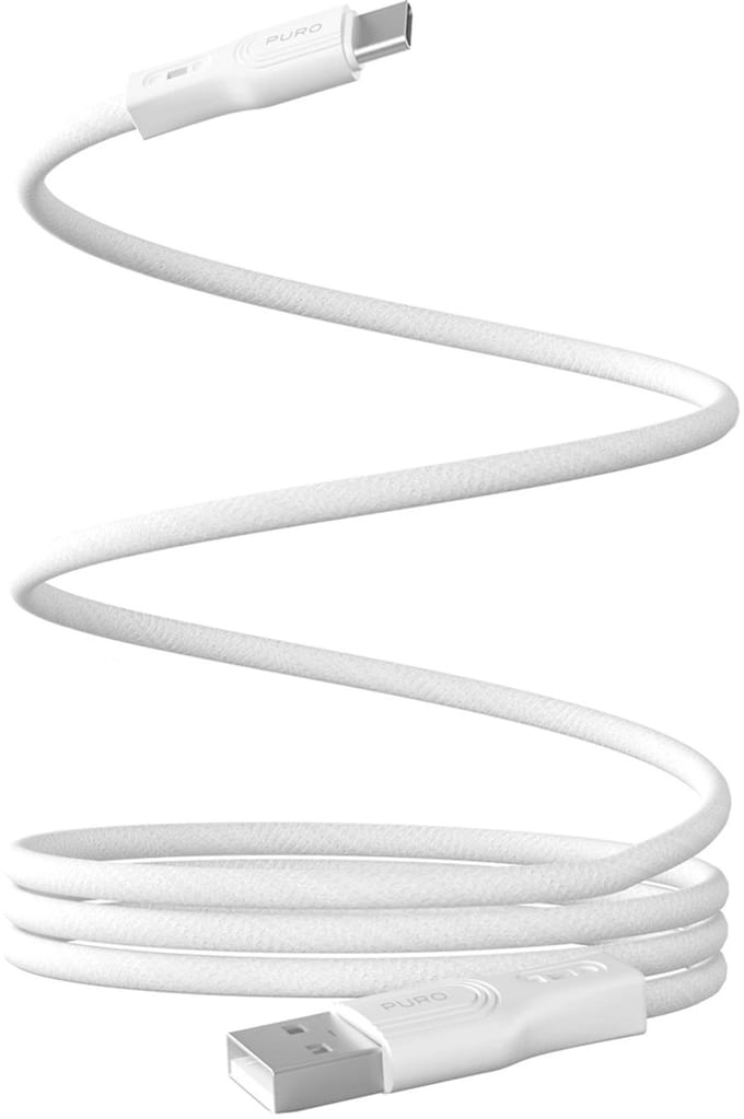 Câble Puro Magnétique 10W magnétique USB-A - USB-C 1m - blanc