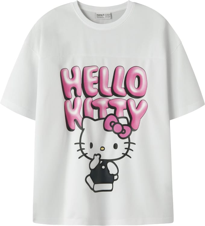NAME IT - NKFFOBA HELLOK SS RLX POLY TOP BOX SKY - Meisjes - T-shirts