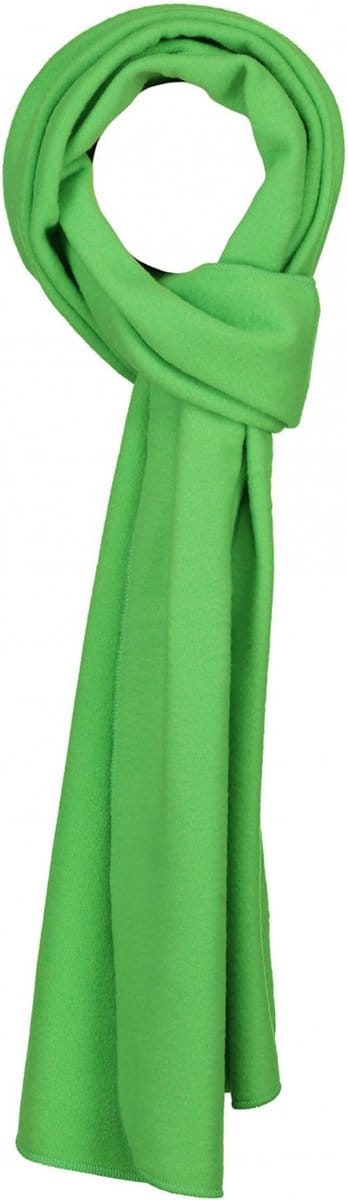 Lange lime groene fleece sjaal
