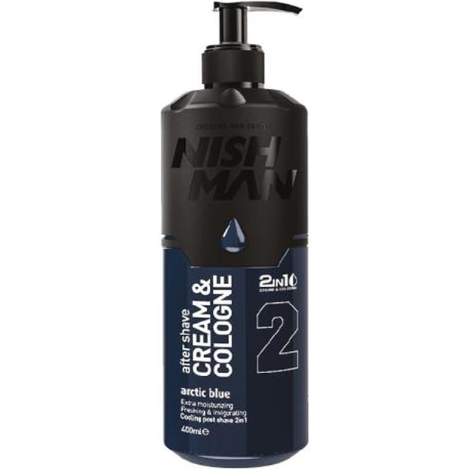 Nishman After Shave Crème Eau de Cologne 02 Arctic Blue Crème Na het Scheren 400ml