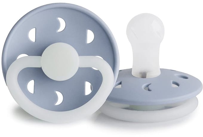Frigg - moon night - fopspeen silicone - powder blue - t1