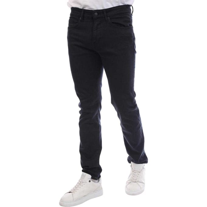 Boss Heren Delaware Katoen Slim Jeans (Donkerblauw)