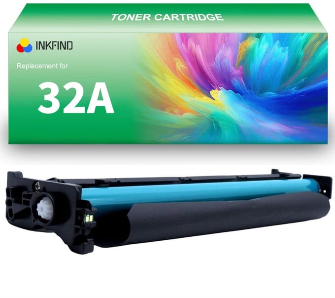 INKFIND 32A (CF232A) drum unit (geen toner cartridge) compatibel met HP 32A CF232A - 1-pack