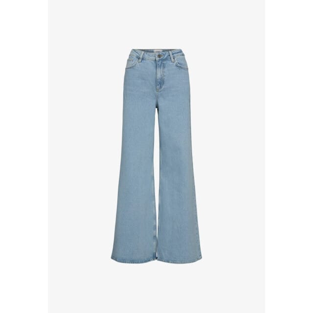 Flared/Bootcut Nümph NUMPH Nupisa HR Wide Jeans 706674 light blue denim