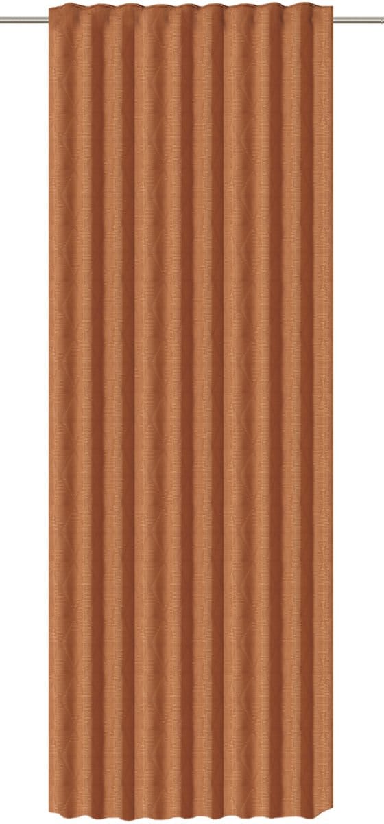 Elbersdrucke Gordijn met verborgen lussen Sunny 255x140 cm terra