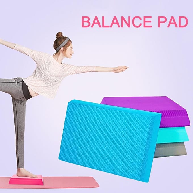 Balance Pad Board TPE Yogamat Stabiliteitskussen Oefentrainer Antislip voor Training Enkel Core Stabiliteitstraining Herstel blue