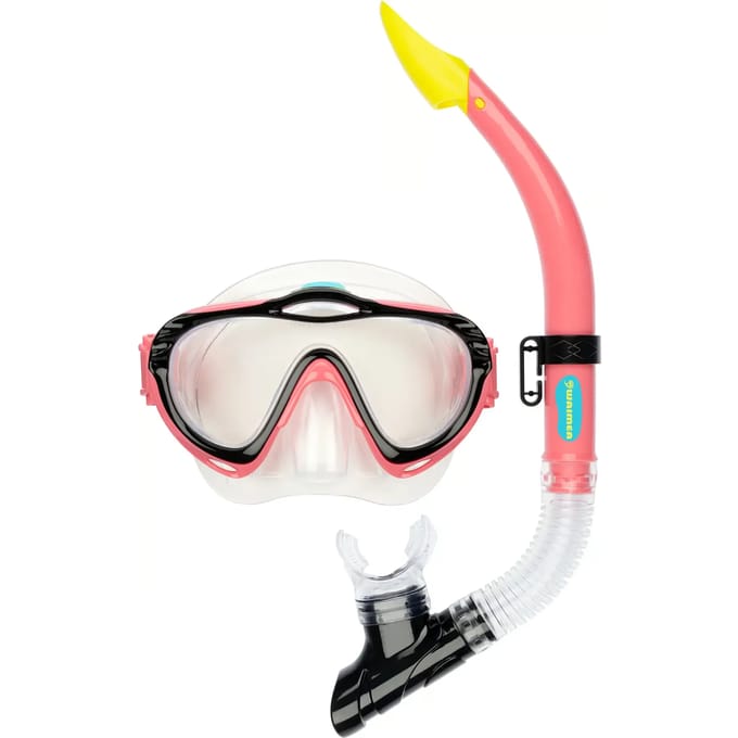 Waimea Duikbril met Snorkel - Kinderen - Roze - Lens van Gehard Glas