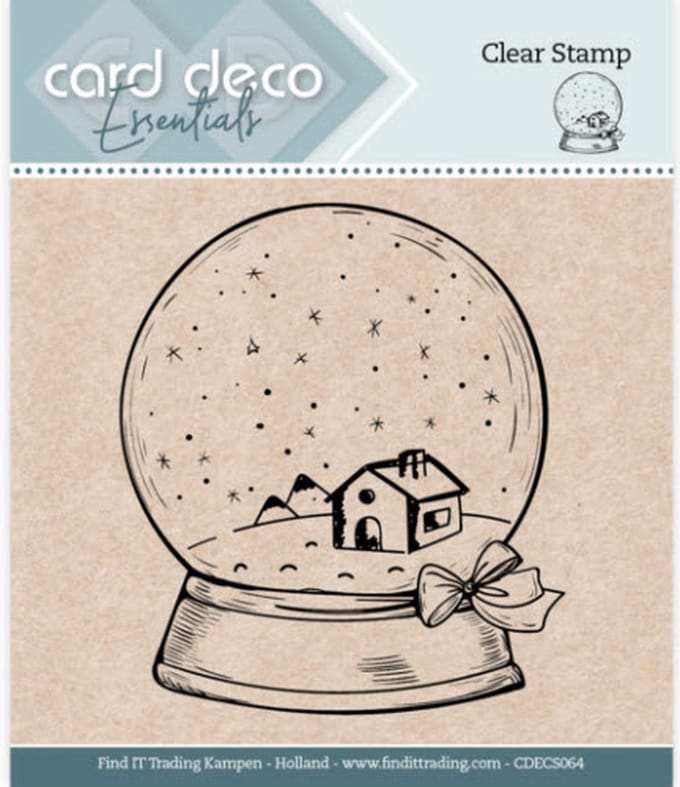 Card Deco Essentials - Clear Stamps - Globe