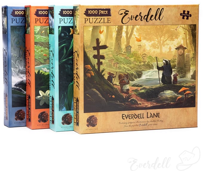 White Goblin Games - Everdell Puzzel: Pearlbrook Depths - Puzzel - 1000 stukjes