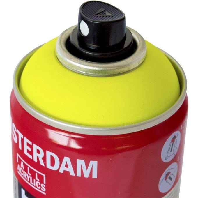 Spuitbusverf - Spraypaint - #256 - Reflexgeel - Amsterdam - 400ml