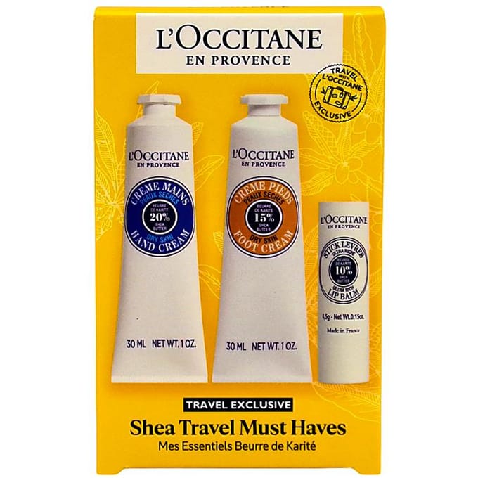L'Occitane Shea Butter Travel Must-Haves Set 30 ml + 30 ml + 4.5 g