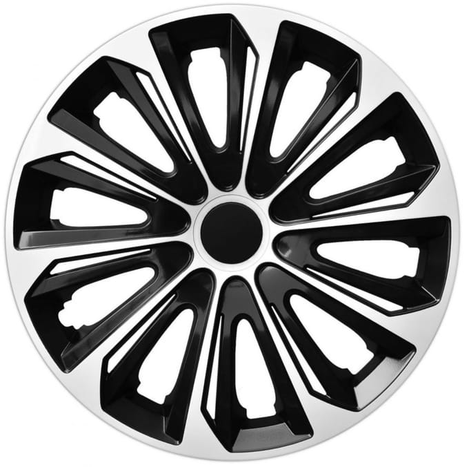 Wieldoppen 14" NRM Extra STERK wit/zwart 4 stuks