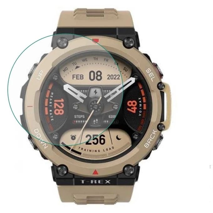 Strap-it Screen protector glas - beschermend glasplaatje geschikt voor Amazfit T-Rex 2