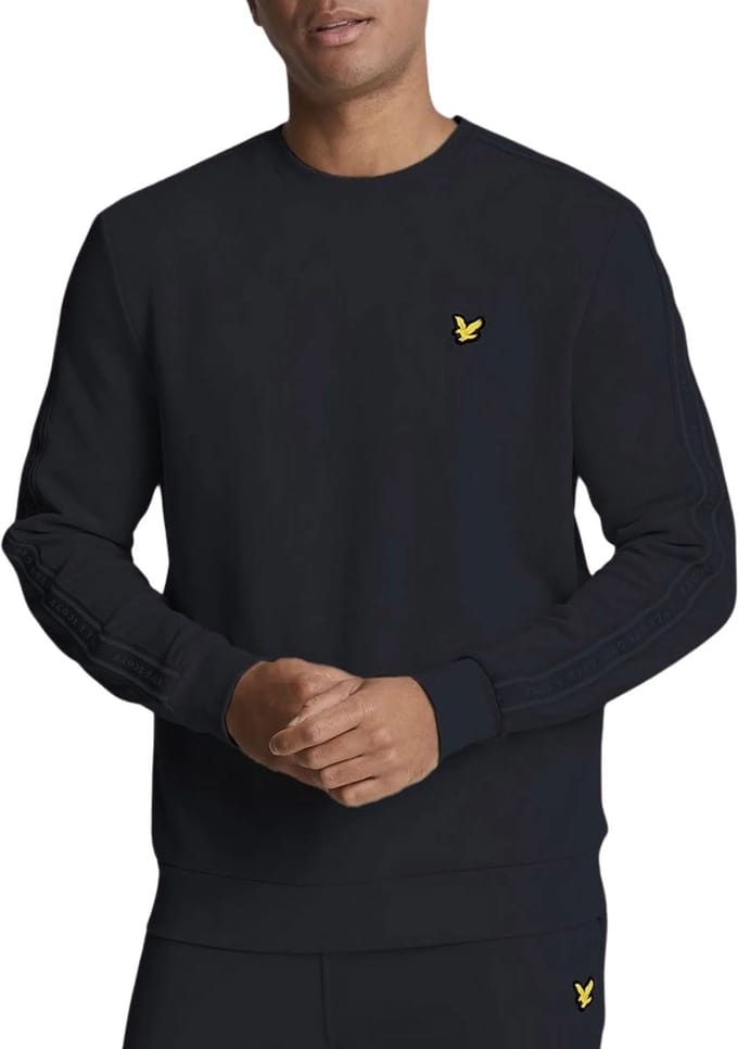 Lyle & Scott Tape Crew Neck Sweater Heren - Maat L