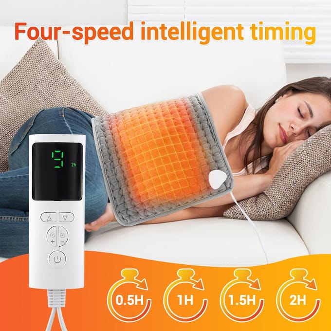 Rugverwarmingssteunband Verwarmde Taillebrace met Instelbare Temperatuur Warme Rugband Buikwarmer Lumbale Steunpad EU Plug