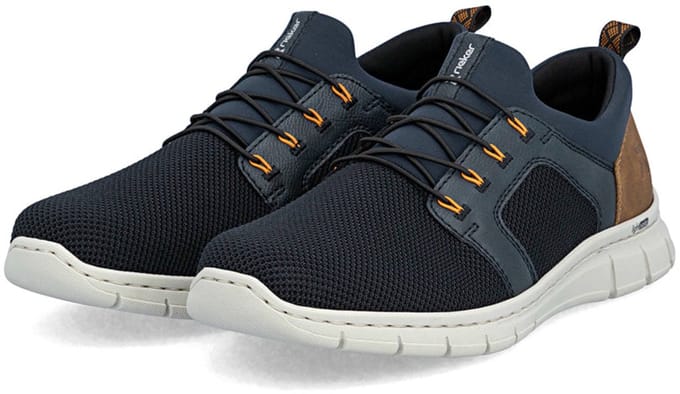 Rieker Instapper - Mannen - Blauw/Cognac - Maat 43