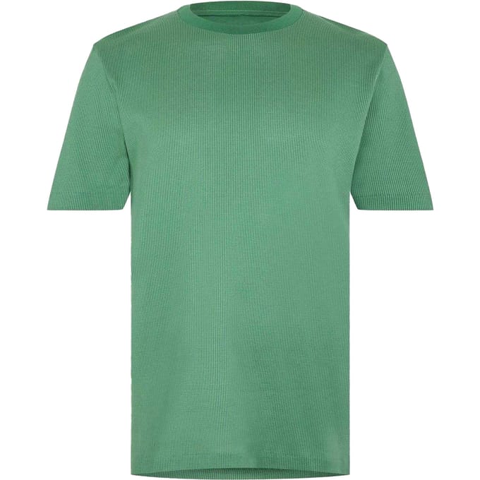 Boss Heren Normaal T-Shirt (Groen)