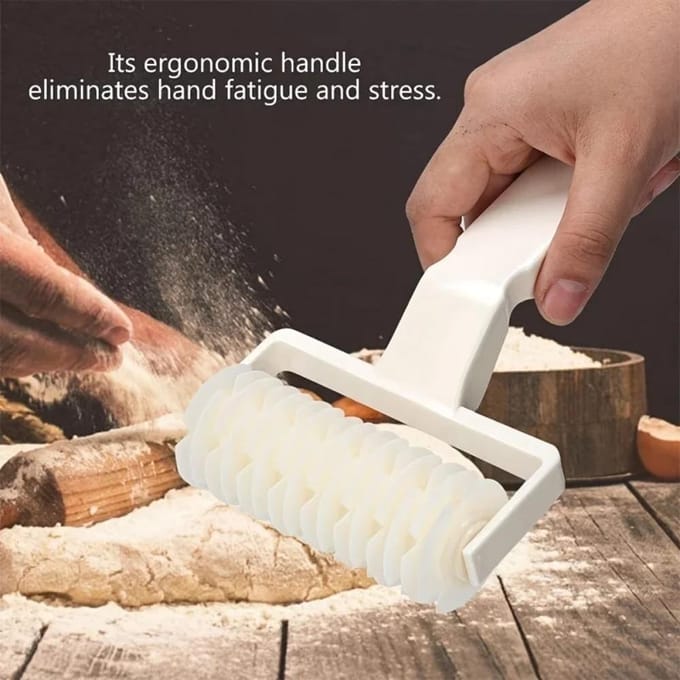 Coupe-pâte à treillis, Rouleau coupe-pâte à tarte, Outils de cuisine à domicile, Outils de pâtisserie one size beige