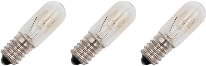 Signaallamp E14 130V 10W - 76 mAh - 3 stuks - T16 Gloeilamp Ø16mm - 54mm - 2500K - Dimbaar