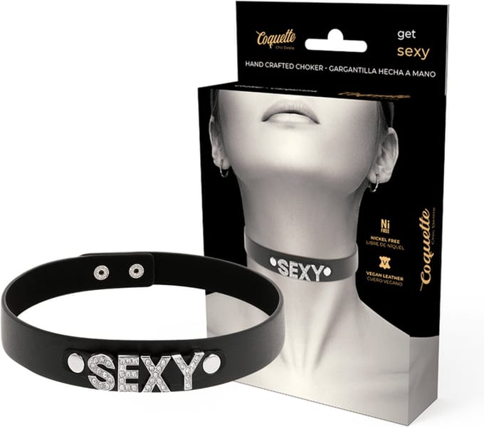 COQUETTE ACCESSORIES | Coquette Hand Crafted Choker Vegan Leather - Sexy