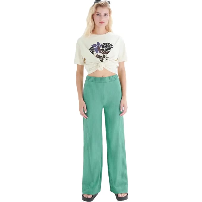 Dames brede ribbroek 24 Colours