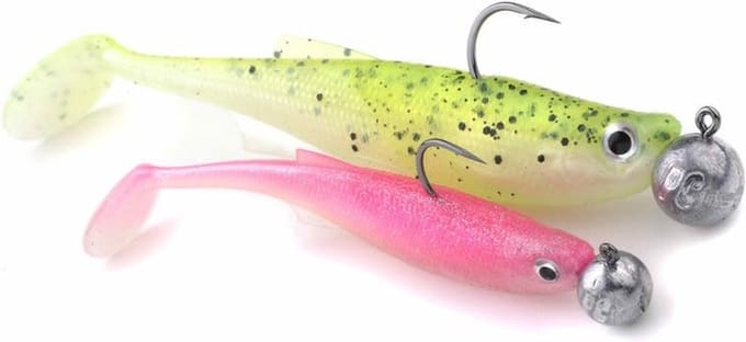 Spro Powercatcher Ready Jig 10cm - 15gr - Kleur : UV Lemon & Lime