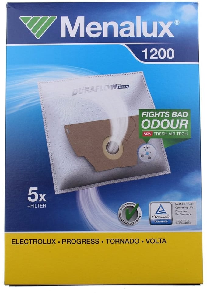 ELECTROLUX - Stofzuigerzak 1200 5 zakken + 1 microfilter - 9001961961