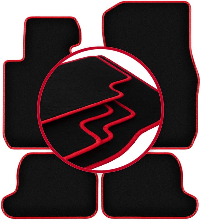 CARLUX-RED automatten voor: BMW 1 F23 cabriolet (2011-2019)
