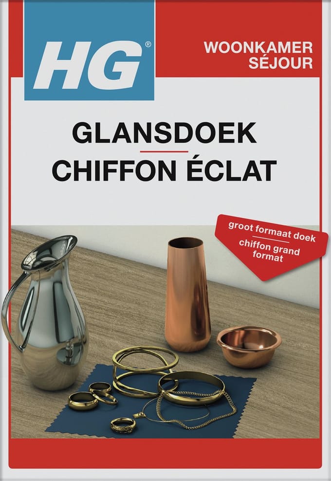 HG zilver glansdoek 1st