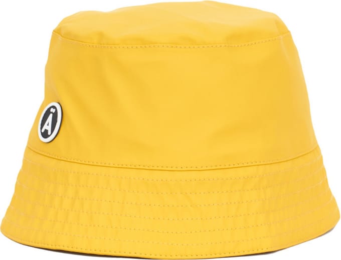 Geel (Spicy Mustar) regenhoed / buckethat Drëpsen van Tänta S