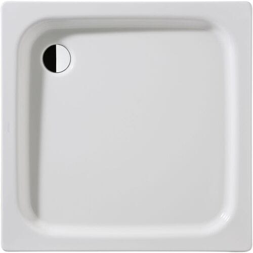 Kaldewei shower plan 545-2 shower tray 90 x 90 x 6.5 cm with polystyrene support and anti-slip 440335000001