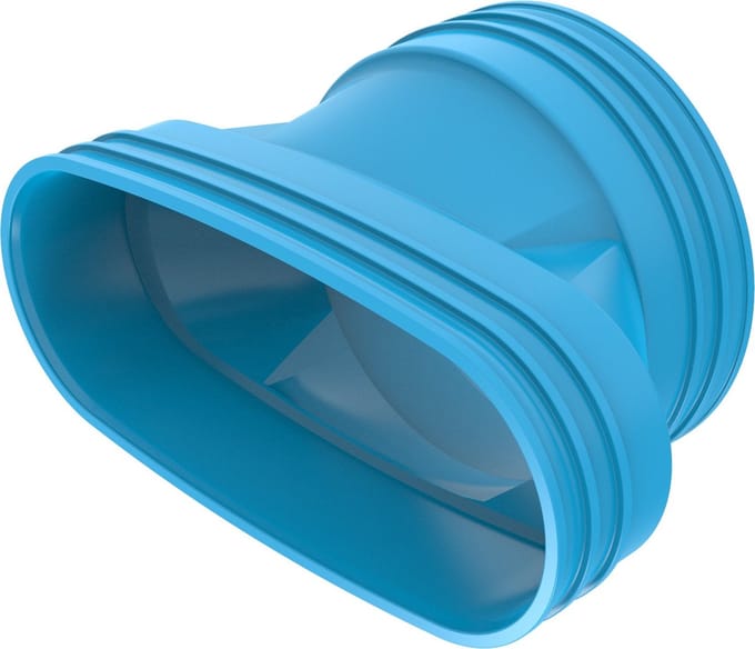 Wavin Ventiza PVC VERL 195X125 M/M ST