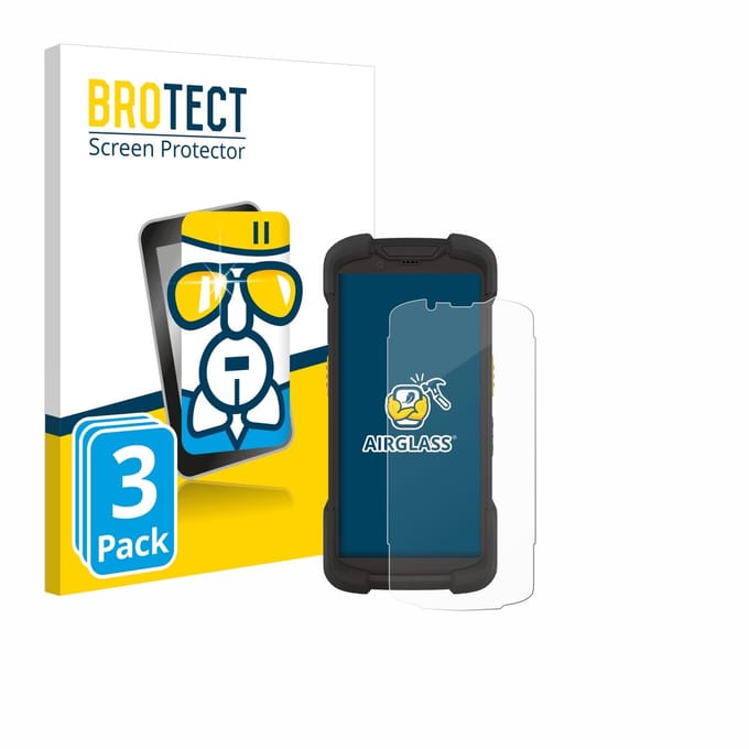 Screenprotector 3 Stuks voor Zebra TC73 Beschermglas transparant