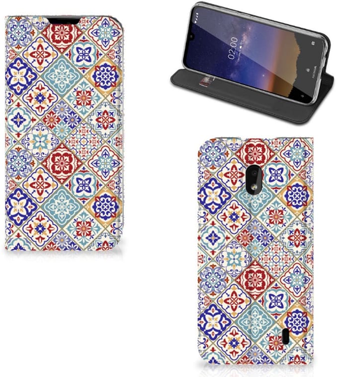 Nokia 2.2 Standcase Tiles Color