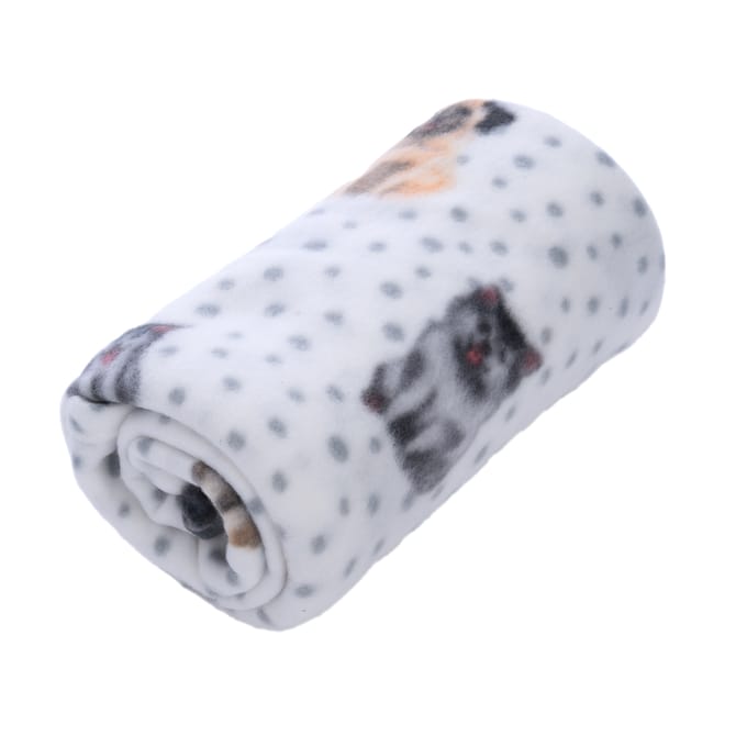 zooplus Basics Knuffeldeken Fleece Honden Stippen 150x100cm hond