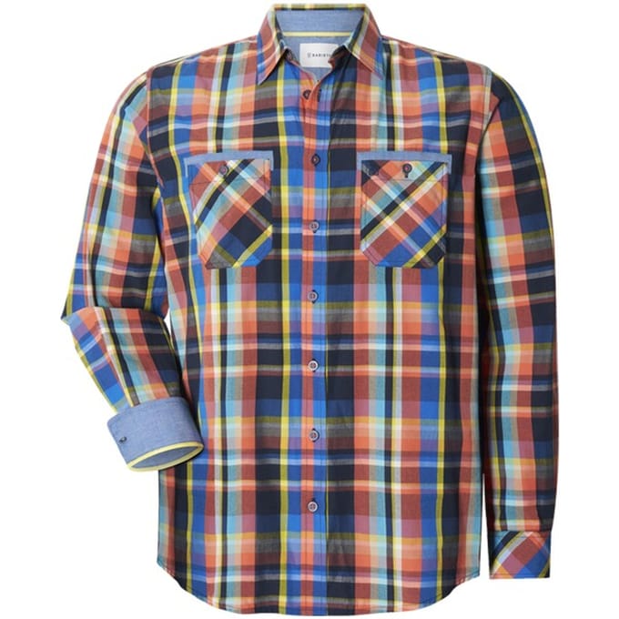 Babista herren Overhemd - 39/40 - lichtrood - Plus Size