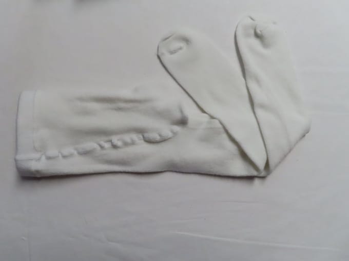 Maillot - Kousenbroek - Collant - Meisje - Effen wit - 18 / 24 maand