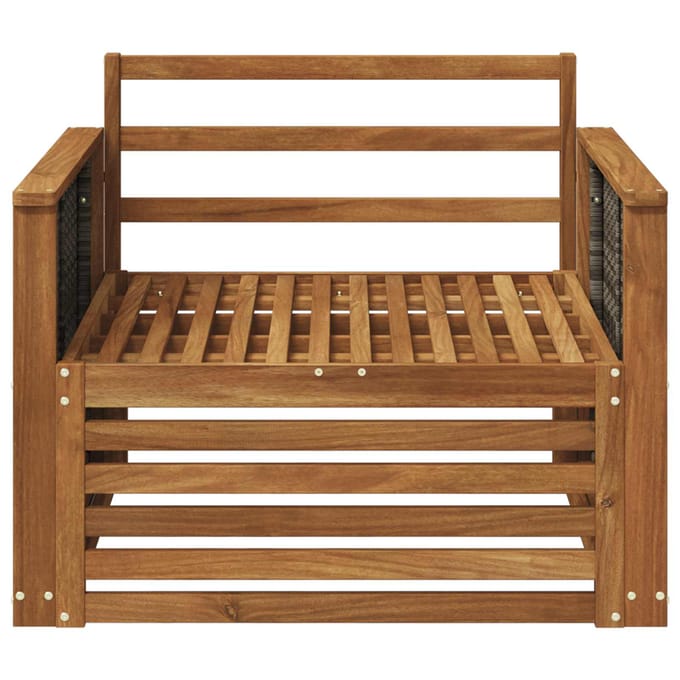 vidaXL - Buiten - Midden - Sofa - Naturel