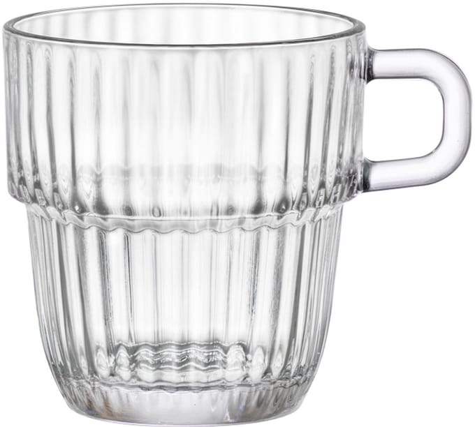 Rocco Bormioli - Koffieglas - Barshine - 31,5 cl - Glazen - Theeglas - 12 stuks